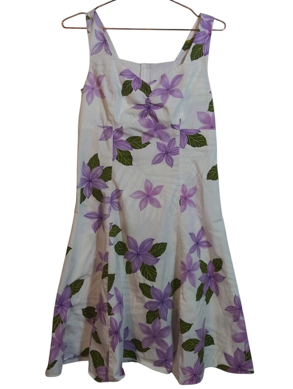 Pacific Legend Collection Plumeria Hawaiian Dress Vacation Resortwear Sz Small